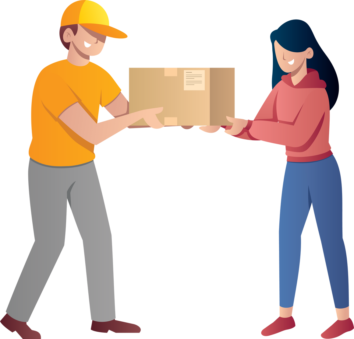 Package Delivery Illustration